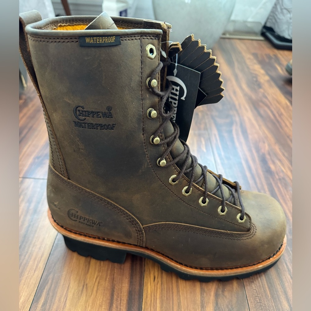 Chippewa Bay Apache (73103) Men's waterproof steel toe Lace-Up Boots